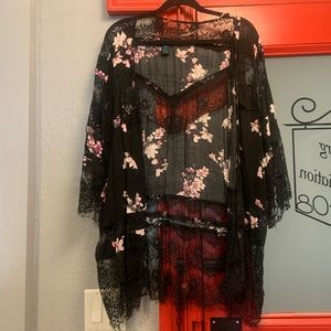 Lace & Floral Kimono
